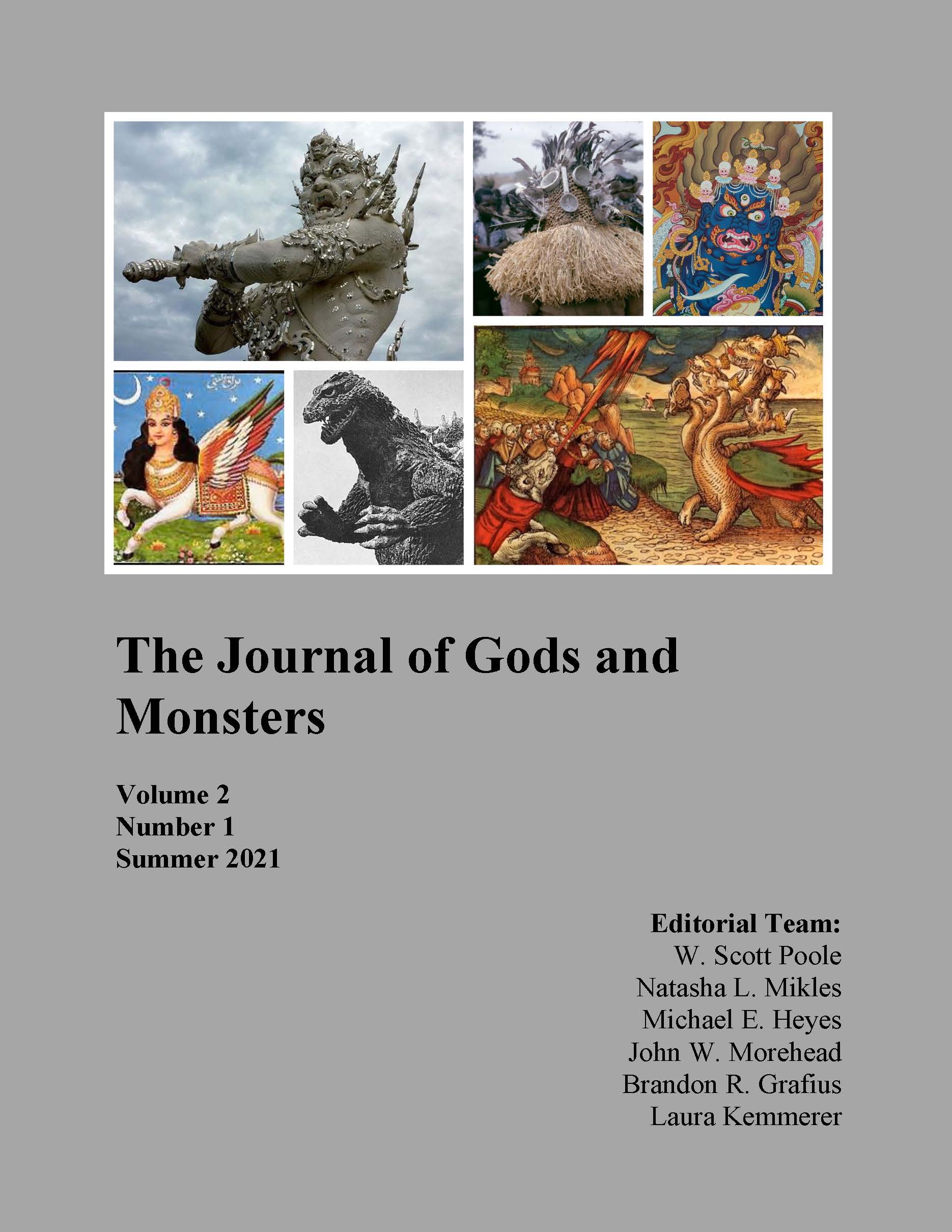					View Vol. 2 No. 1 (2021): The Journal of Gods and Monsters
				